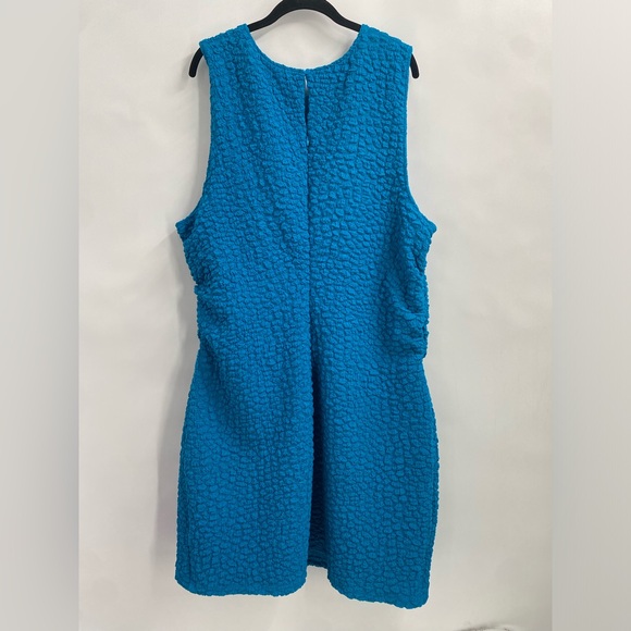 By Anthropologie Textured Mini Shift Dress Sleeveless Stretchy Plus Size 3X - Picture 11 of 12